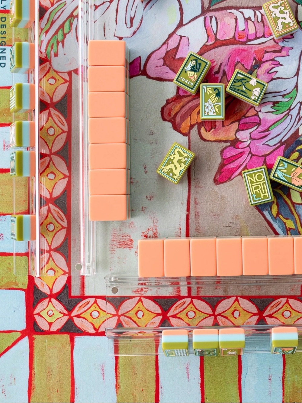 NIB Mary Benson Art Mahjong Mat